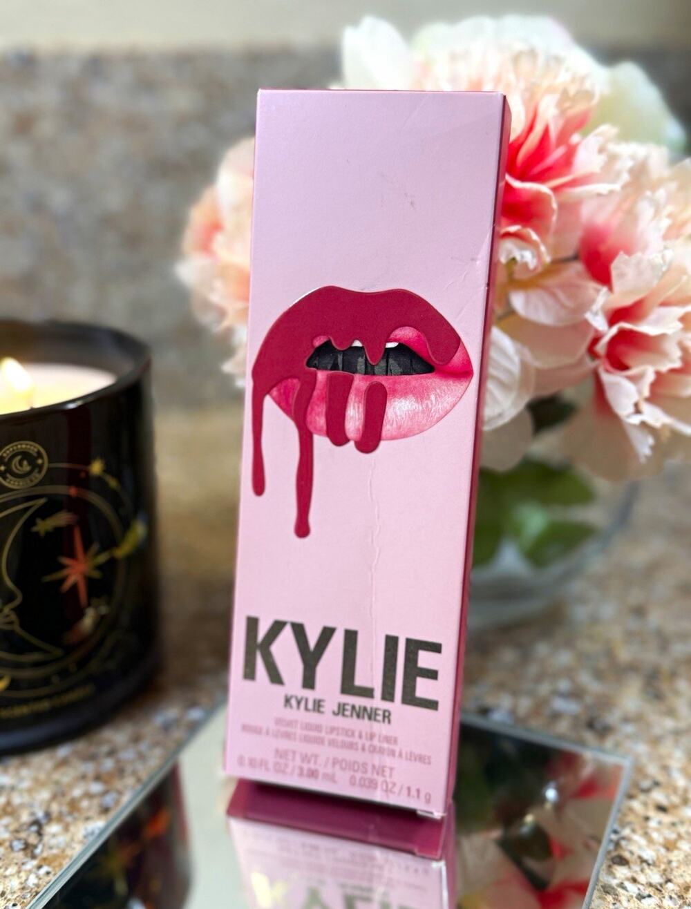 KYLIE Cosmetics Lip Kit 100 Posie K Matte Lip Liner + Liquid lipstick